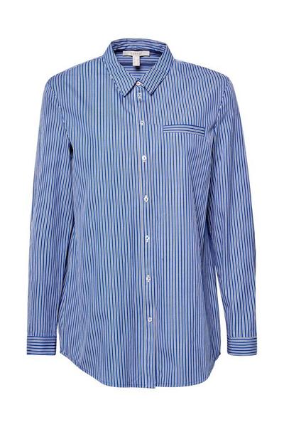 cotton stripe - E410/BRIGHT BLUE