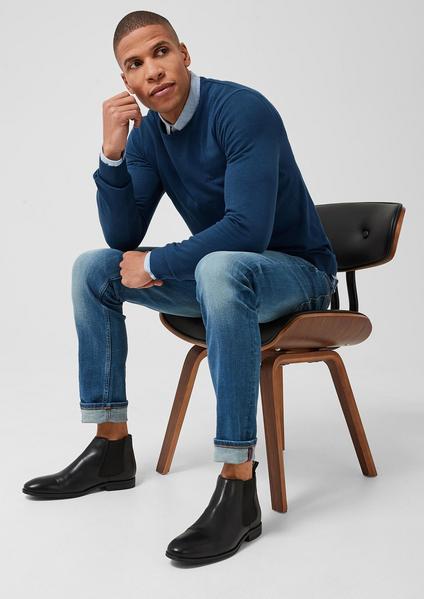 PULLOVER LANGARM - 5626/freedom blue