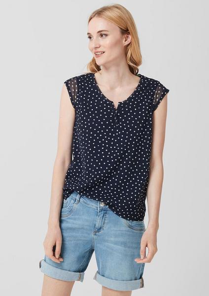 TOP - 59B3/navy AOP dot