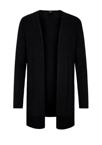 STRICKJACKE LANGARM - 9999/forever black