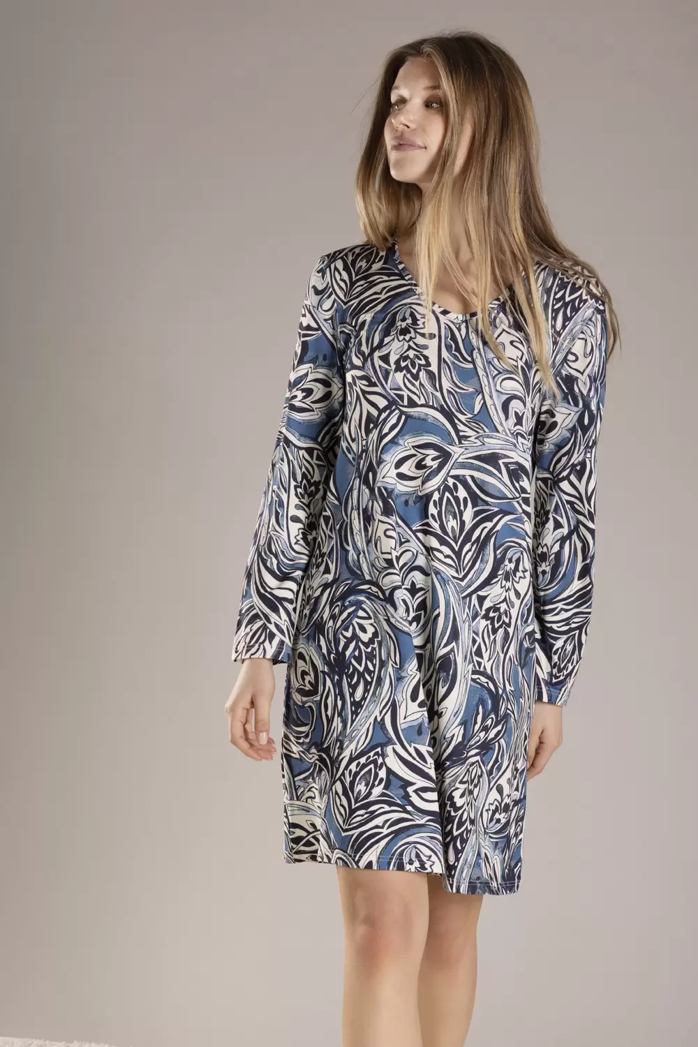 Night Shirt, Länge 95 cm