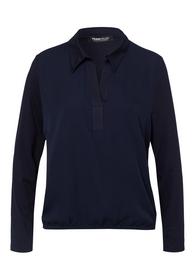 Blusenshirt NOS mit Poloblende