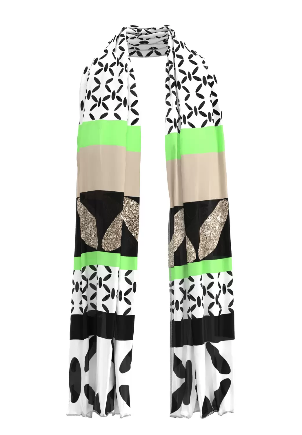 Schal NOS mit markantem Design