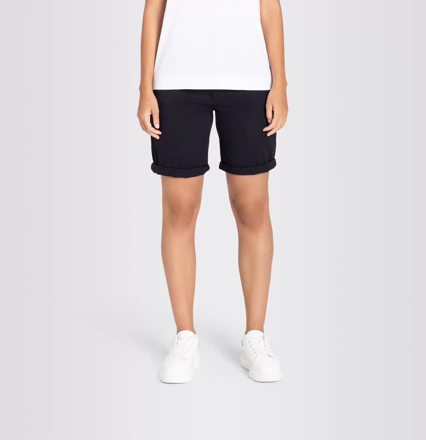 MAC JEANS - SHORTY, Fade out gabardine