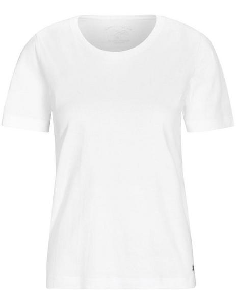 (S)NOS Rdh.-Shirt,1/2 Arm, uni - 100/100 WEISS