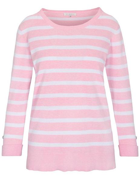 (S)NOS Streifenpullover - 433/433 POWDER ROSE MEL.