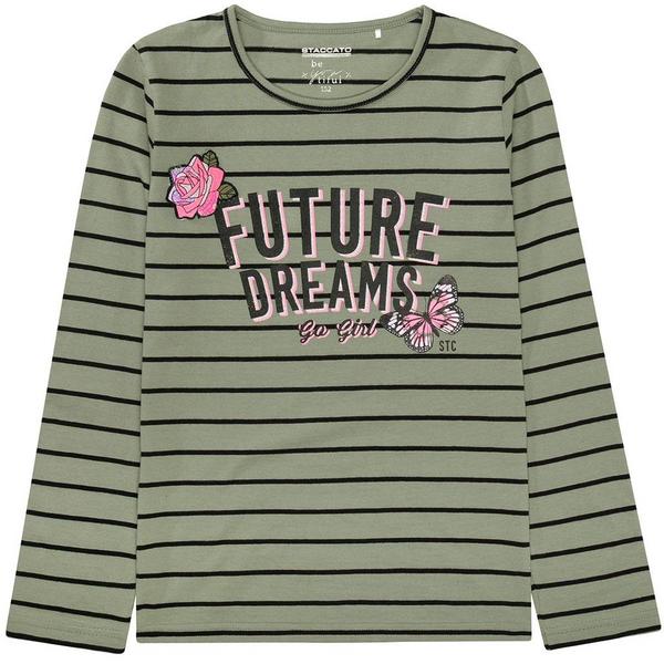 Md.-Streifenshirt - 503/KHAKI-STR