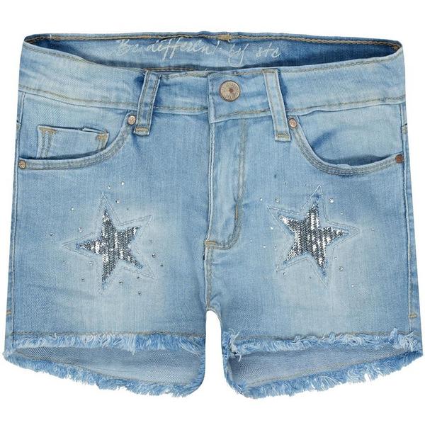 Md.-Shorts, Skinny - 651/LIGHT BLUE DENIM