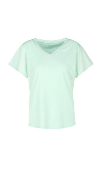 Feminines T-Shirt mit Lochstickerei