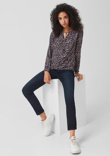 Bluse langarm - 99A0/black AOP