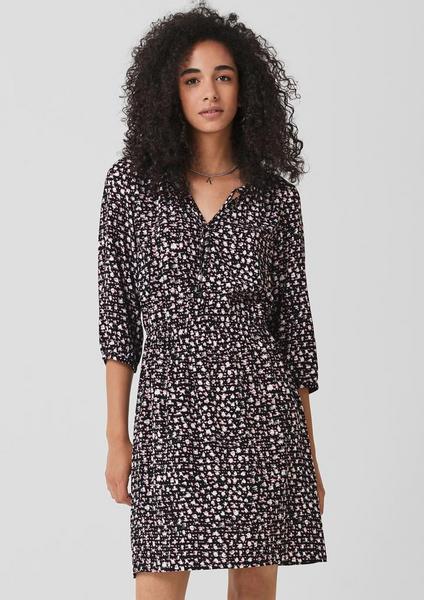 Kleid kurz - 99A0/black AOP