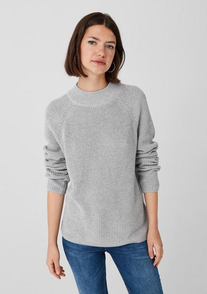 Pullover langarm - 9400/GREY MELAN