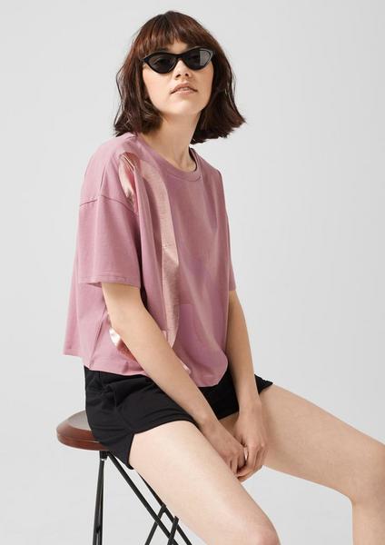 T-Shirt kurzarm - 43D0/mauve plac