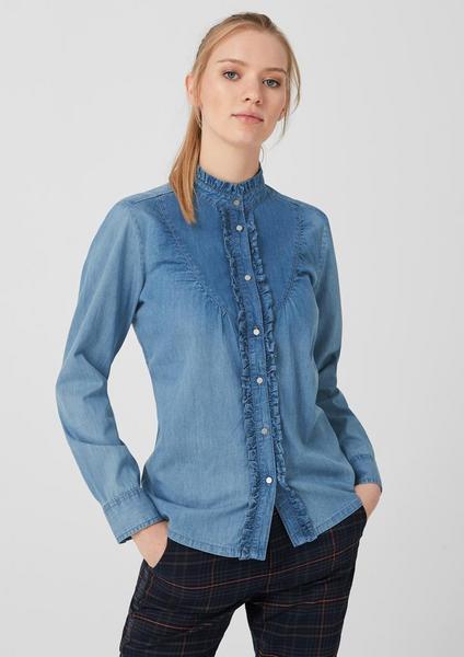 Bluse langarm - 55Y4/blue denim