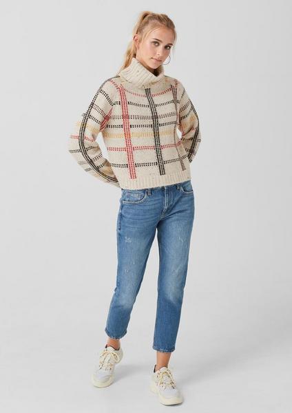 Pullover langarm - 81X0/beige knit