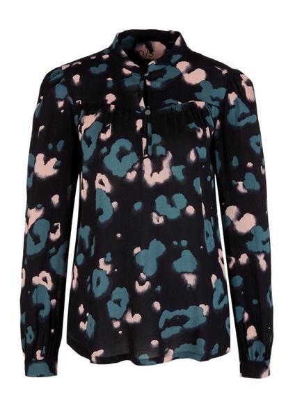 Bluse langarm - 99A2/black AOP