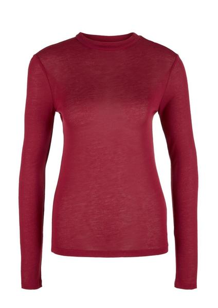 T-Shirt langarm - 3930/cabernet
