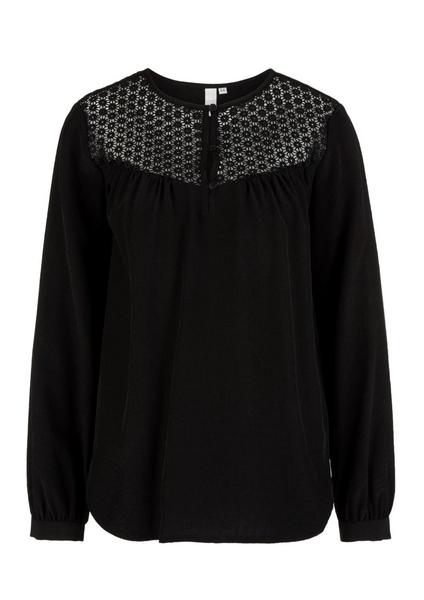 Bluse langarm - 9999/Black