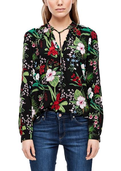 Bluse langarm - 99A2/black all