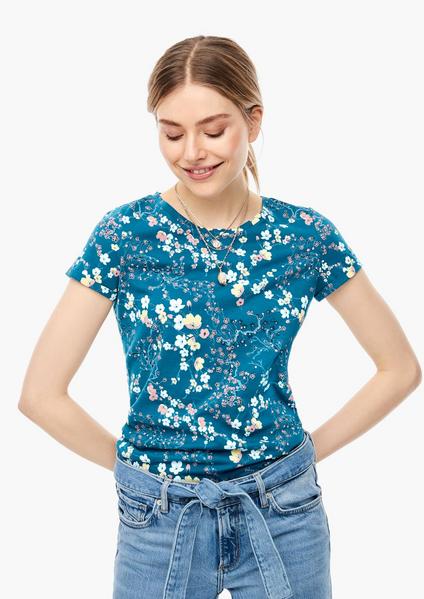 T-Shirt kurzarm - 68A1/petrol all