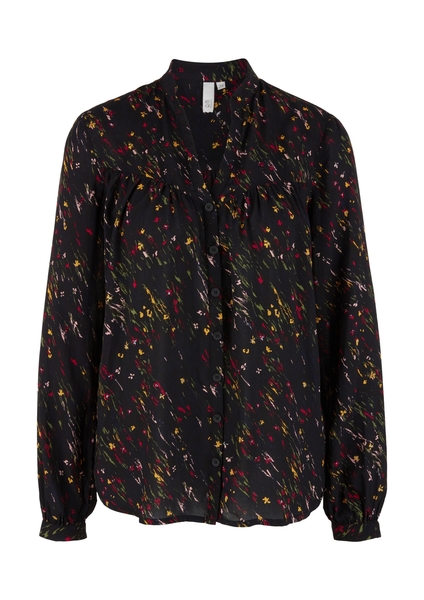 Bluse langarm - 99A0/black AOP