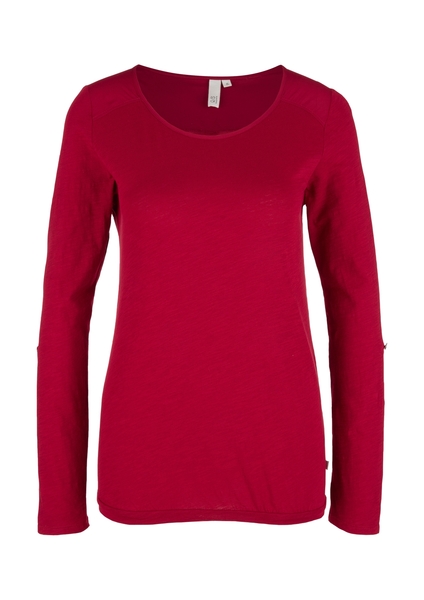 T-Shirt langarm - 3576/brick red
