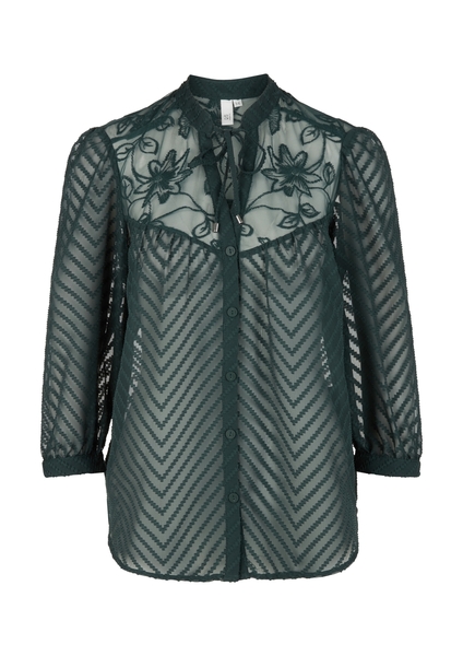 Bluse 3/4 Arm - 7962/dark green