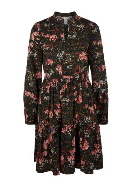 Kleid kurz - 99A0/black AOP