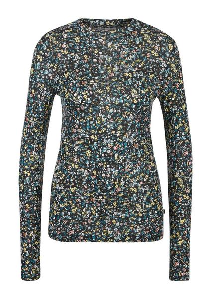 T-Shirt langarm - 99A0/Grey / Bla