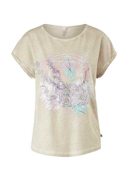 T-Shirt kurzarm - 80D0/Brown