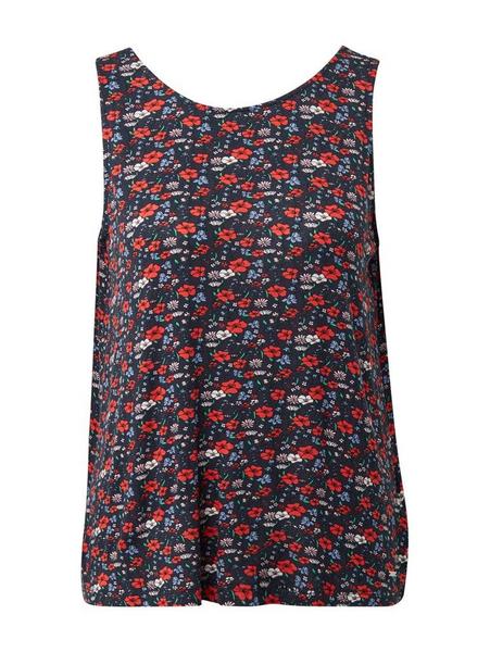 all-over printed viscose top - 15552/Flower Print