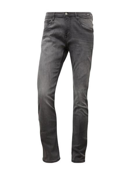 straight AEDAN grey denim