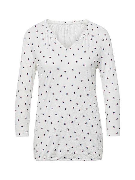 Tshirt printed crincle - 16113/white triangle desi