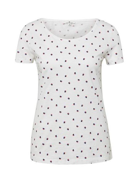 T-shirt alloverprint basic - 16113/white triangle