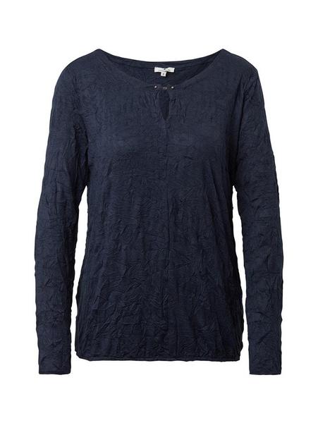 T-shirt structured crincle - 10668/Sky Captain Blu