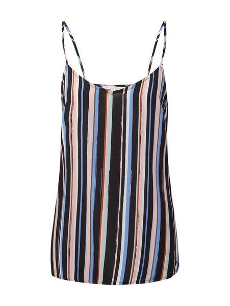 woven camisole top - 17287/multicolor vertical str