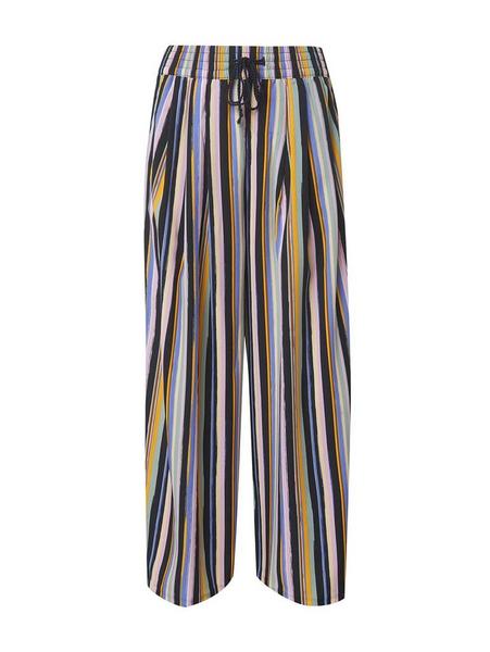 cropped palazzo - 19151/multicolor stripe