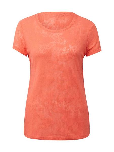all-over light burnout tee - 17603/coral tropical