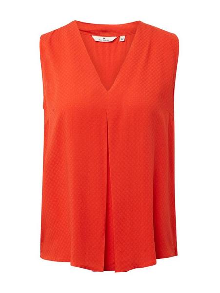 blouse sleeveless solid - 10524/Grenadine Red