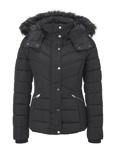 signature puffer jacket - 14482/Deep Black