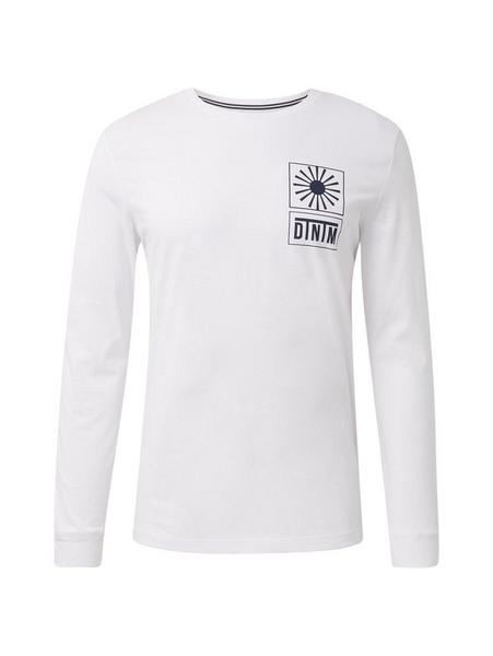 longsleeve T-shirt w.prints - 20000/White