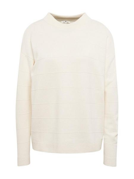 sweater with milano stitch - 10315/Whisper White
