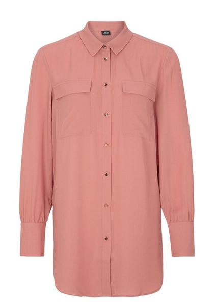 BLUSE LANGARM - 2074/pink fusion