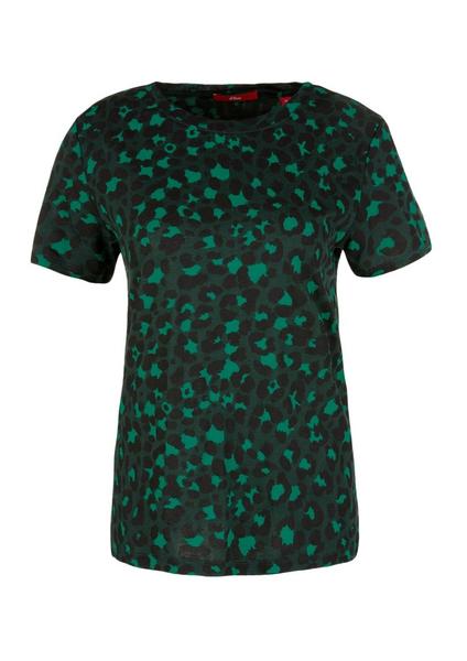T-SHIRT KURZARM - 78C4/emerald floral print