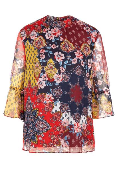 BLUSE 3/4 ARM - 59A1/navy AOP