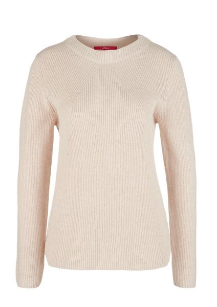 PULLOVER LANGARM - 81W1/canvas melange