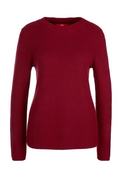 PULLOVER LANGARM - 4906/bordeaux