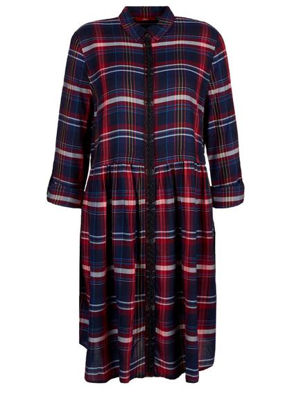 KLEID KURZ - 59R8/navy glencheck