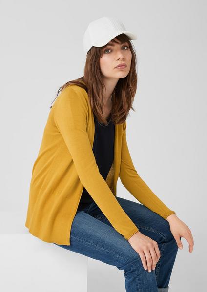 STRICKJACKE LANGARM - 1543/senfgelb