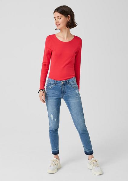 T-SHIRT LANGARM - 3214/coral